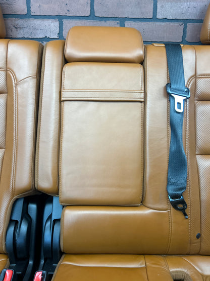 15-17 Jeep Grand Cherokee SRT Peanut Butter Sepia Front Rear Complete Seat Set