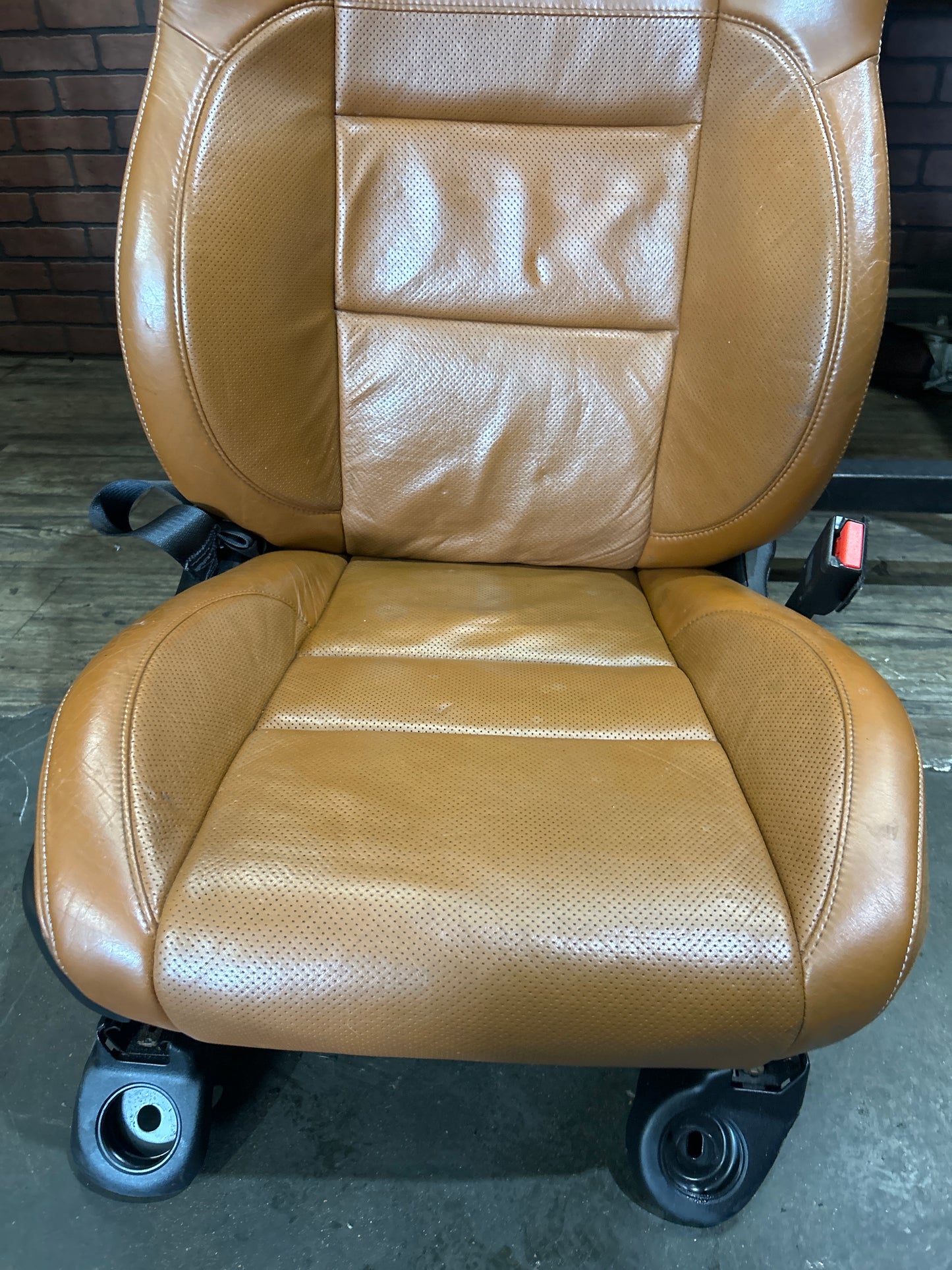 15-17 Jeep Grand Cherokee SRT Peanut Butter Sepia Front Rear Complete Seat Set