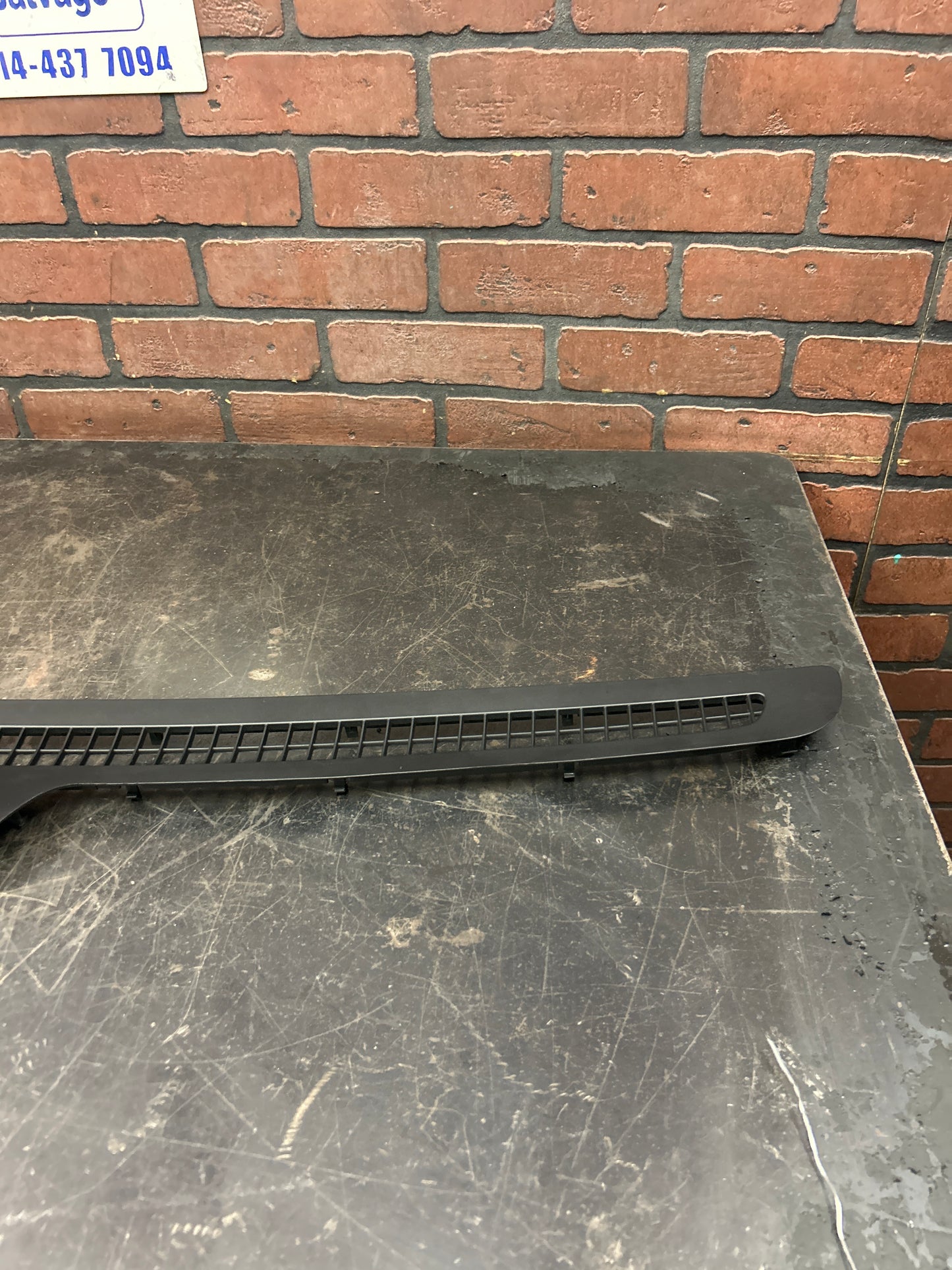 11-21 Jeep Grand Cherokee Black Dash Dashboard Defrost Air Vent Trim Panel OEM