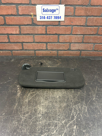 2011-2021 Jeep Grand Cherokee Sun Visor Left Right Set OEM BLACK Shade W/ Lights