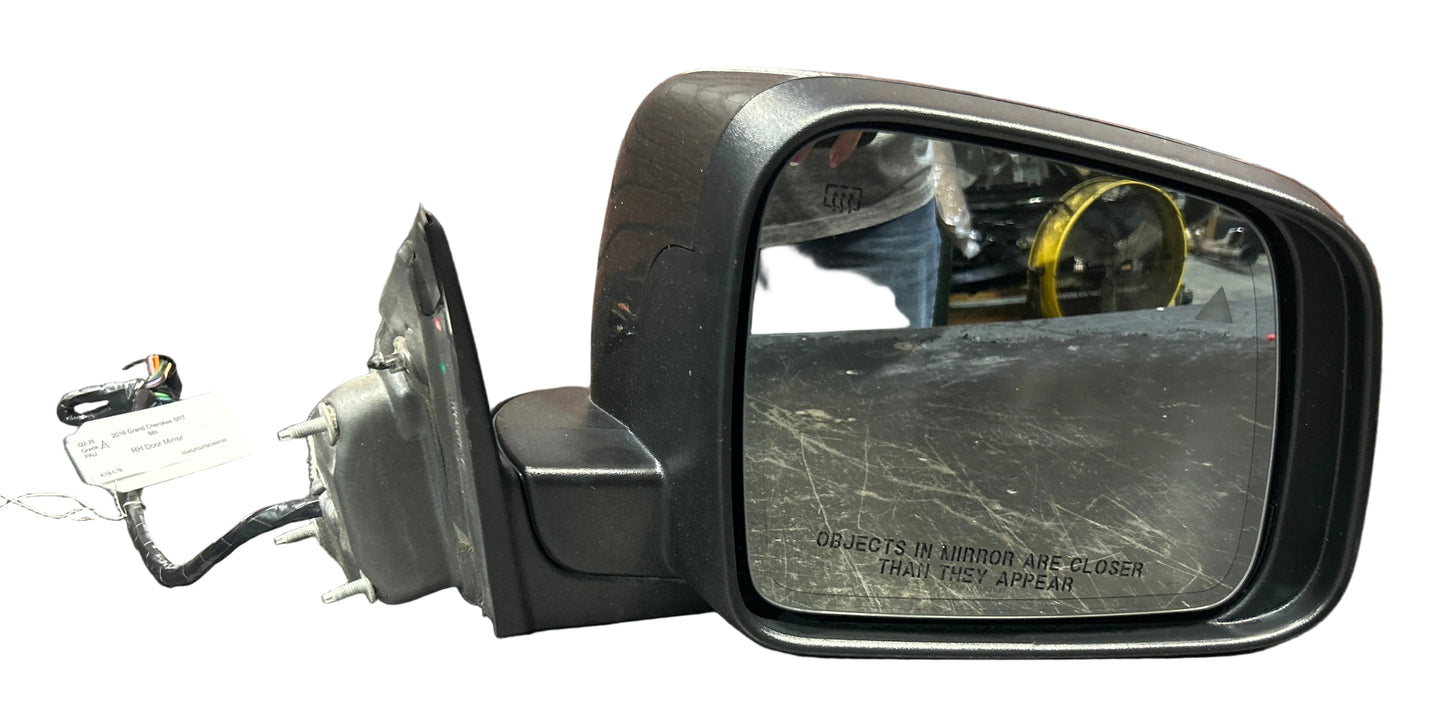 2014-2022 Jeep Grand Cherokee Passenger RH Side View Door Mirror Power OEM