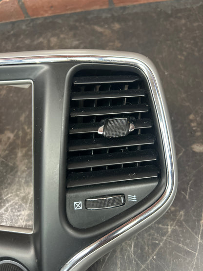 2016 JEEP GRAND CHEROKEE SRT OEM RADIO HVAC A/C CLIMATE CONTROL BEZEL