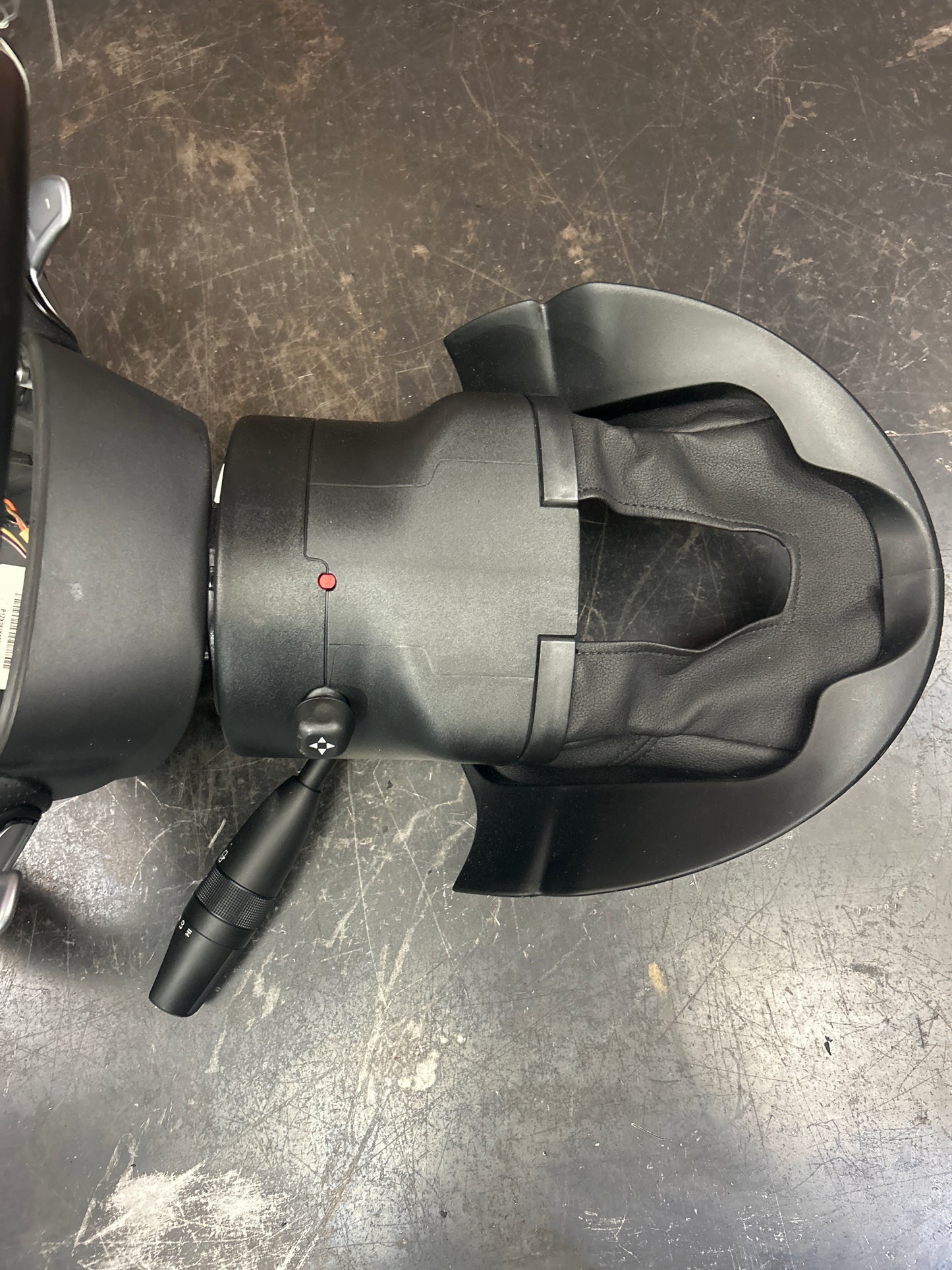 2014-18 Jeep Grand Cherokee SRT Steering Wheel & Column Bezel OEM Black Leather