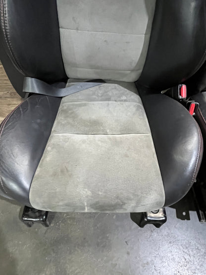 2006 - 2007 DODGE CHARGER SRT8 OEM FRONT REAR HEATED LEATHER SUEDE CHAIR SEATS
