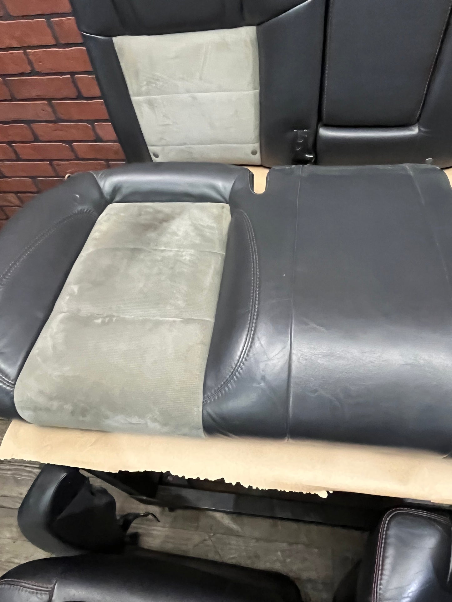 2006 - 2007 DODGE CHARGER SRT8 OEM FRONT REAR HEATED LEATHER SUEDE CHAIR SEATS