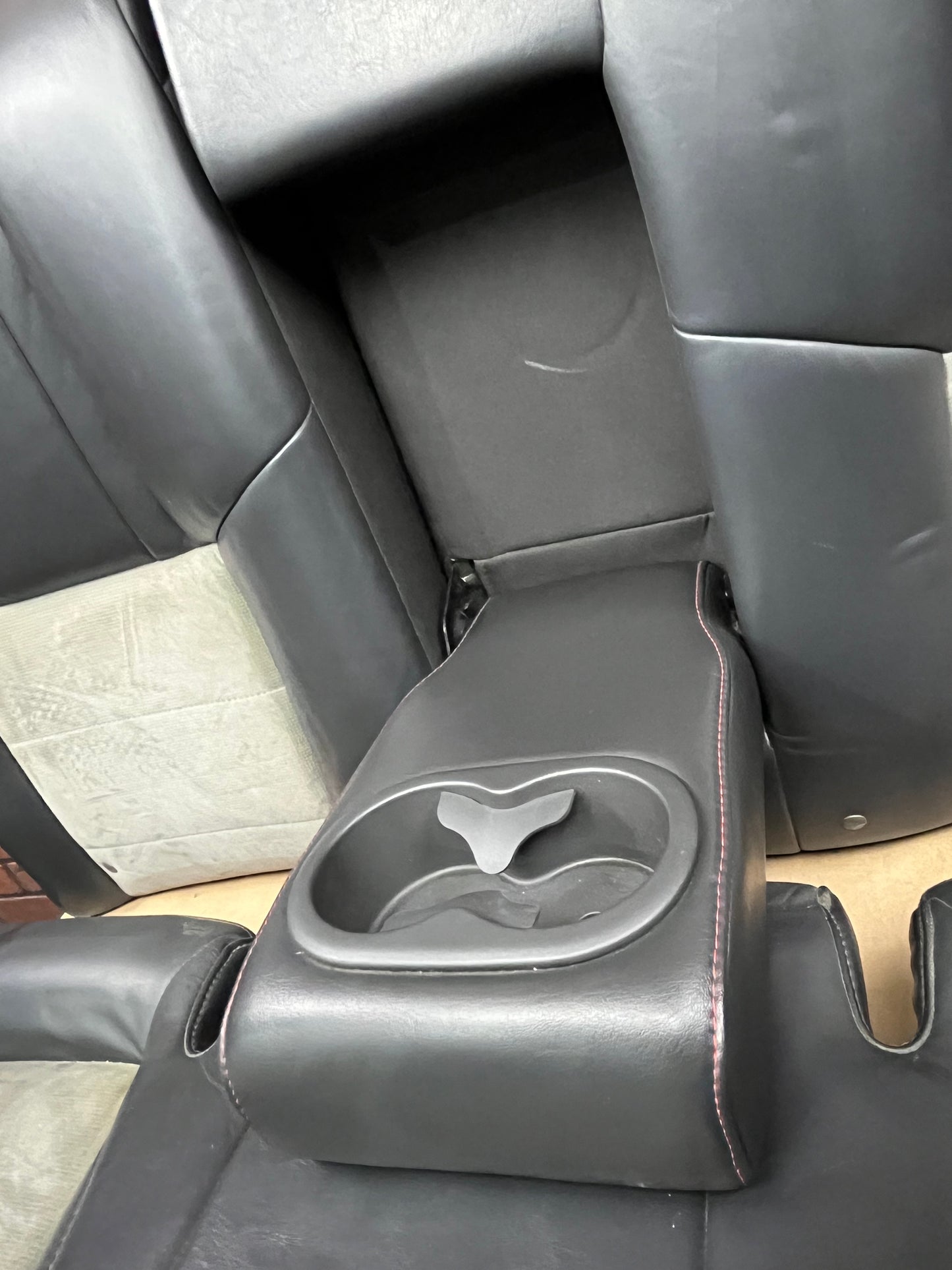 2006 - 2007 DODGE CHARGER SRT8 OEM FRONT REAR HEATED LEATHER SUEDE CHAIR SEATS