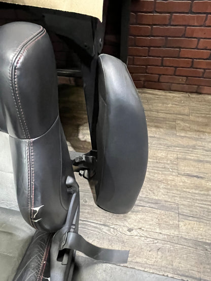 2006 - 2007 DODGE CHARGER SRT8 OEM FRONT REAR HEATED LEATHER SUEDE CHAIR SEATS