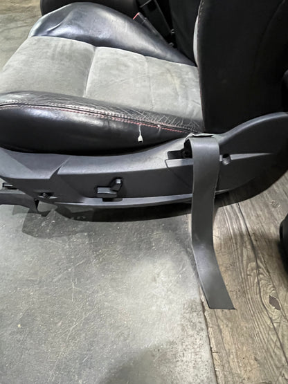 2006 - 2007 DODGE CHARGER SRT8 OEM FRONT REAR HEATED LEATHER SUEDE CHAIR SEATS