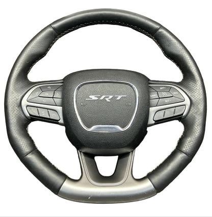 15-23 Challenger/Charger SRT Hellcat Flat Bottom Manual Steering Wheel 5PK541X9A