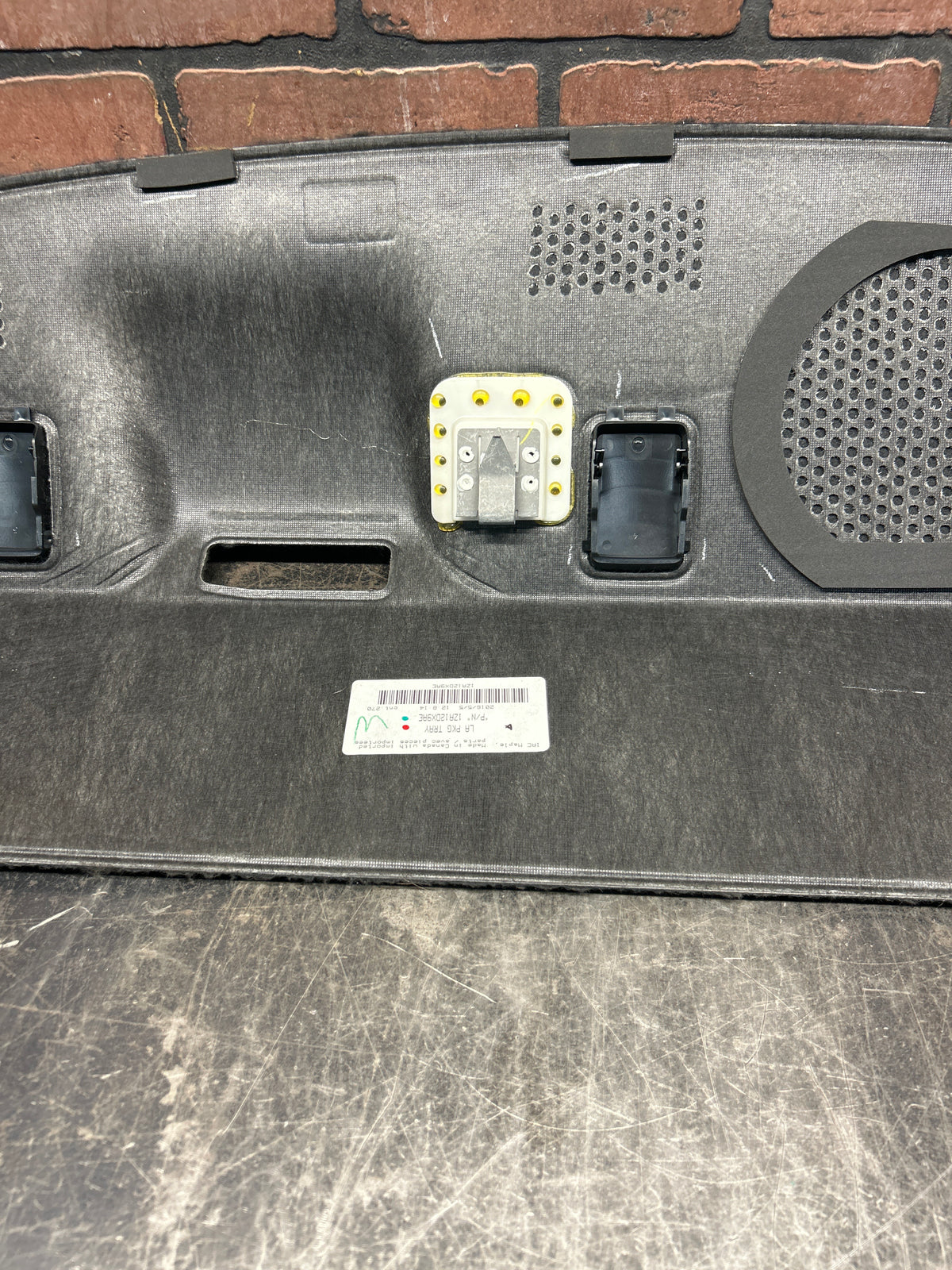 2015-2023 DODGE CHALLENGER HELLCAT REAR DECK SHELF PACKAGE TRAY PANEL SILENCER