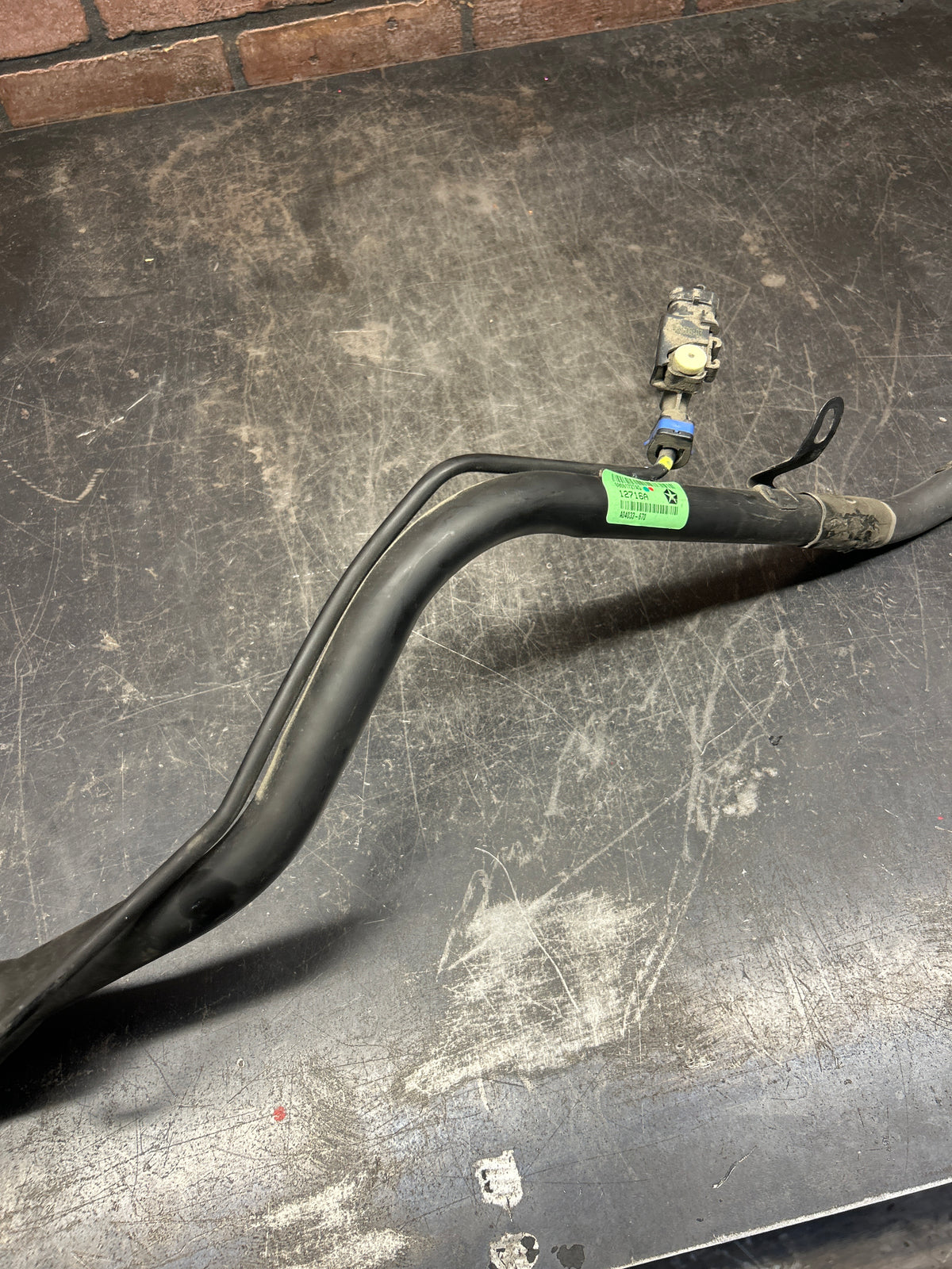 11-23 Dodge Challenger Fuel Gas Tank Filler Neck  Tube Hose OEM 68061727AH