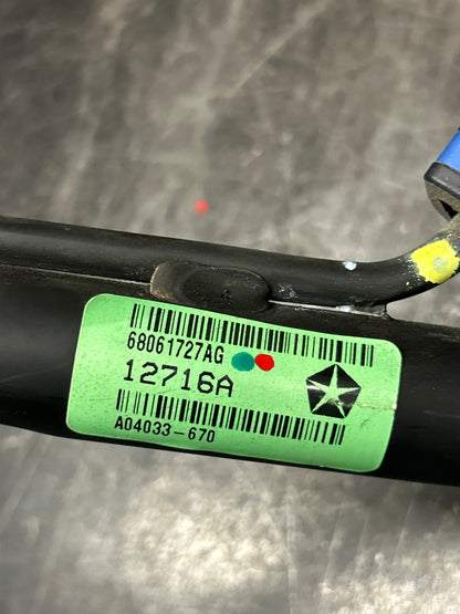 11-23 Dodge Challenger Fuel Gas Tank Filler Neck  Tube Hose OEM 68061727AH
