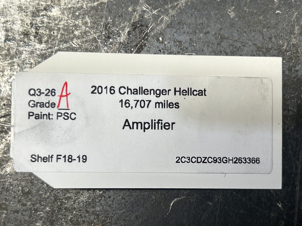 2016-2018 Challenger/Charger/300 Audio Amplifier Amp Harmon Kardon 68234110AC