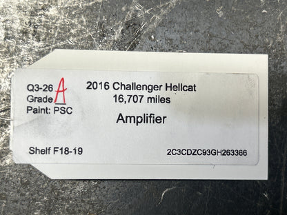 2016-2018 Challenger/Charger/300 Audio Amplifier Amp Harmon Kardon 68234110AC