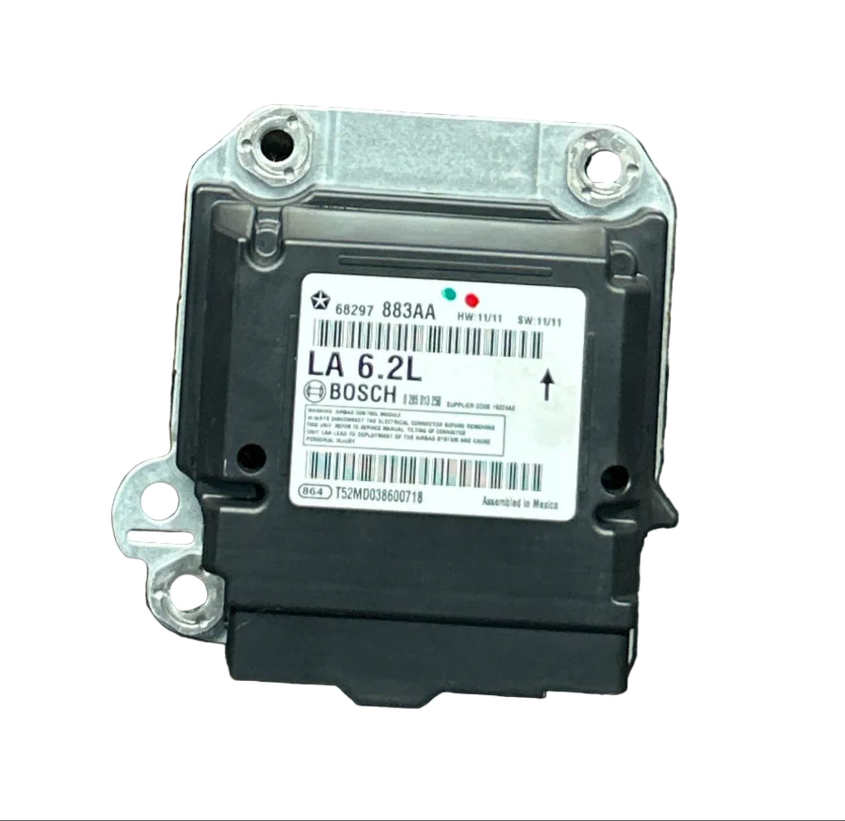15-16 Dodge Challenger Hellcat SRS Control, Restraint Module 6.2L OEM 68297883AA