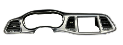 15-23 Challenger SRT Hellcat Carbon OEM Dash Speedometer Radio Trim Bezel Vents