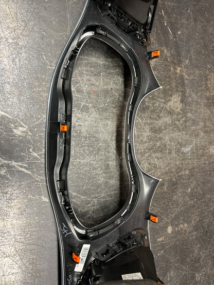 15-23 Challenger SRT Hellcat Carbon OEM Dash Speedometer Radio Trim Bezel Vents