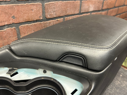 15-17 DODGE CHALLENGER SRT HELLCAT OEM BLACK LEATHER CENTER CONSOLE 5LE49YSAAG
