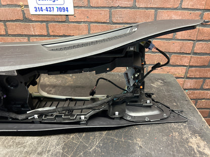 15-17 DODGE CHALLENGER SRT HELLCAT OEM BLACK LEATHER CENTER CONSOLE 5LE49YSAAG