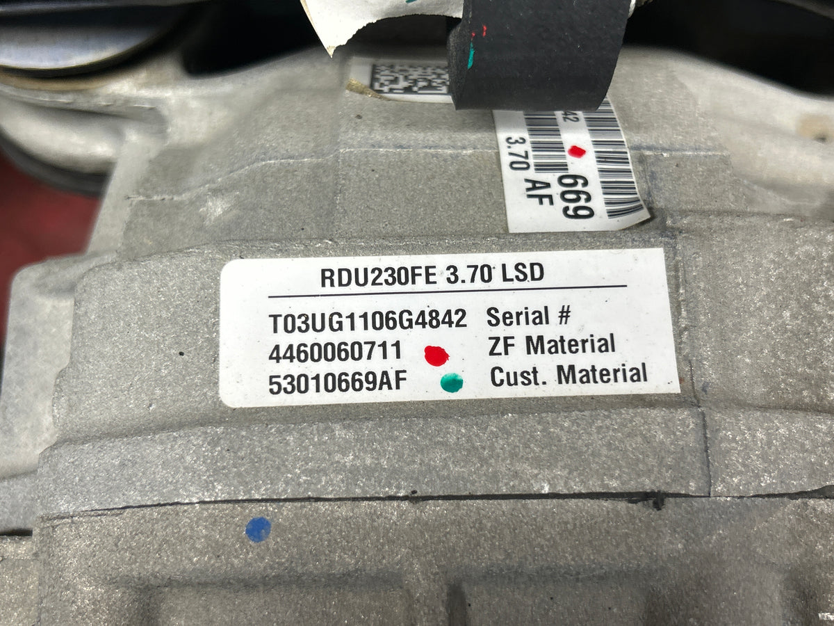 15-23 Challenger SRT Hellcat Complete Rear Cradle 3.70 LSD Manual Differential