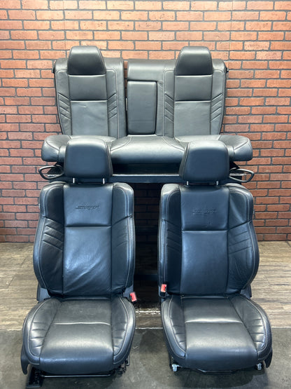 15+ Challenger SRT Hellcat Black Laguna Leather Seats Complete Seat Set OEM 16k