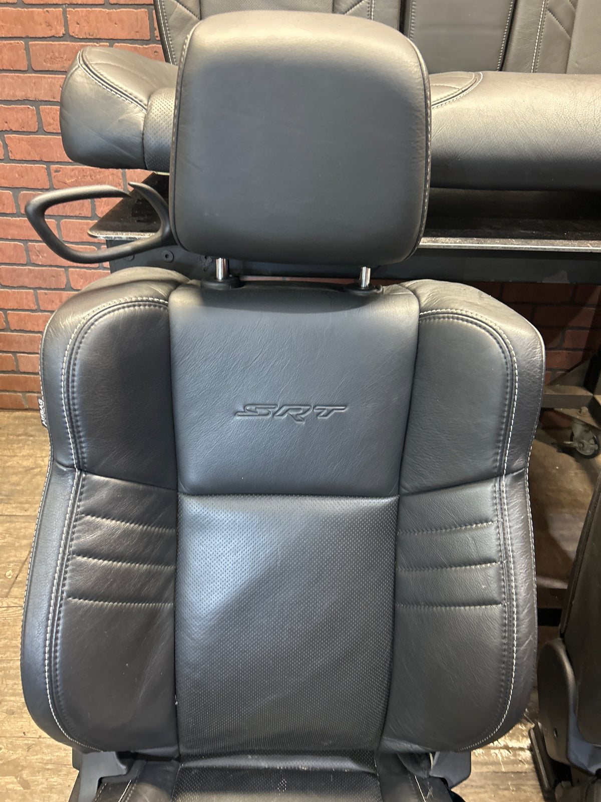 15+ Challenger SRT Hellcat Black Laguna Leather Seats Complete Seat Set OEM 16k