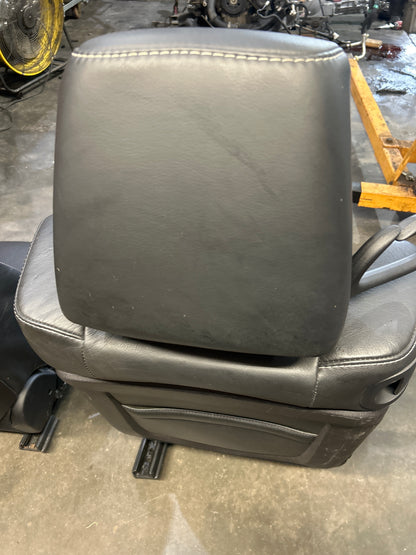 15+ Challenger SRT Hellcat Black Laguna Leather Seats Complete Seat Set OEM 16k