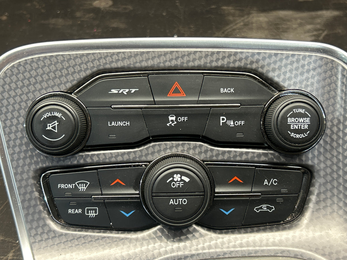 2015-2023 CHALLENGER SRT HELLCAT FRONT CENTER CONSOLE GEAR SHIFTER TRIM BEZEL