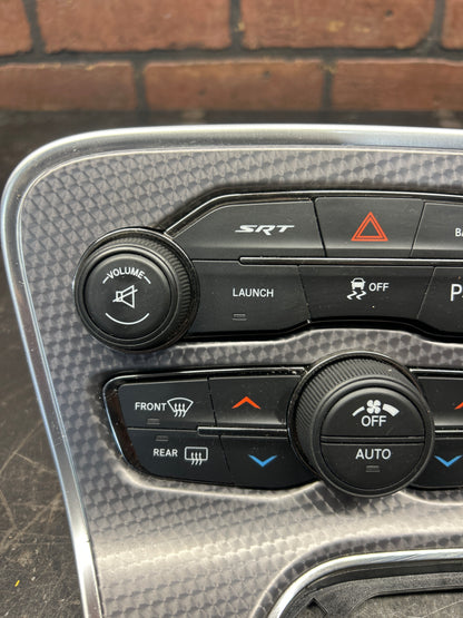 2015-2023 CHALLENGER SRT HELLCAT FRONT CENTER CONSOLE GEAR SHIFTER TRIM BEZEL