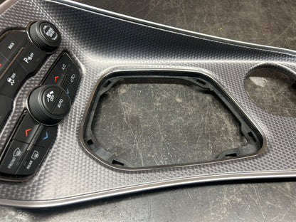2015-2023 CHALLENGER SRT HELLCAT FRONT CENTER CONSOLE GEAR SHIFTER TRIM BEZEL