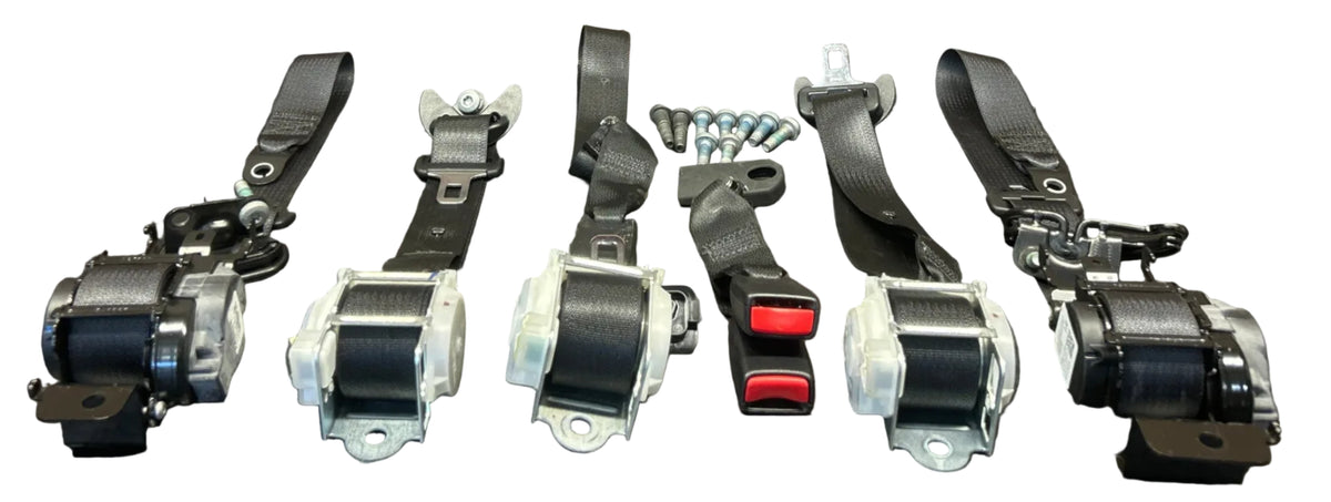 2015-2019 DODGE CHALLENGER SRT FRONT & REAR LEFT & RIGHT OEM SEAT BELT SET OEM