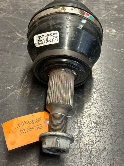 15-23 OEM Challenger Charger 300 Left Driver Side Axle Half Shaft 53010748AA