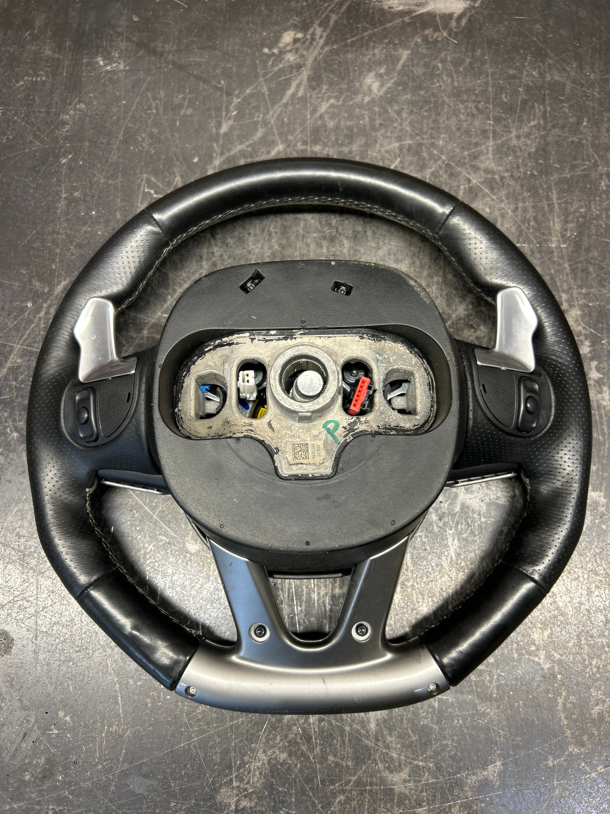 2015-2023 Dodge Charger/Challenger SRT OEM Flat Bottom Steering Wheel 6JU392X9AA