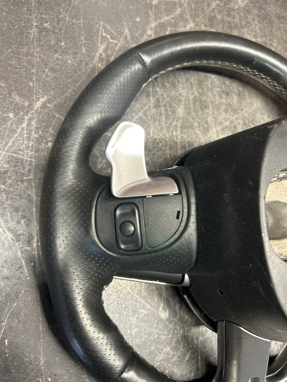 2015-2023 Dodge Charger/Challenger SRT OEM Flat Bottom Steering Wheel 6JU392X9AA