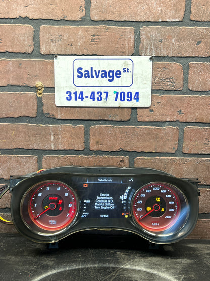 19 Dodge Charger Hellcat Red 200MPH Speedometer Gauge Cluster 68412303AB OEM