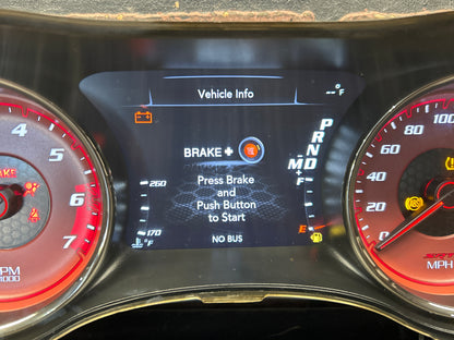 19 Dodge Charger Hellcat Red 200MPH Speedometer Gauge Cluster 68412303AB OEM