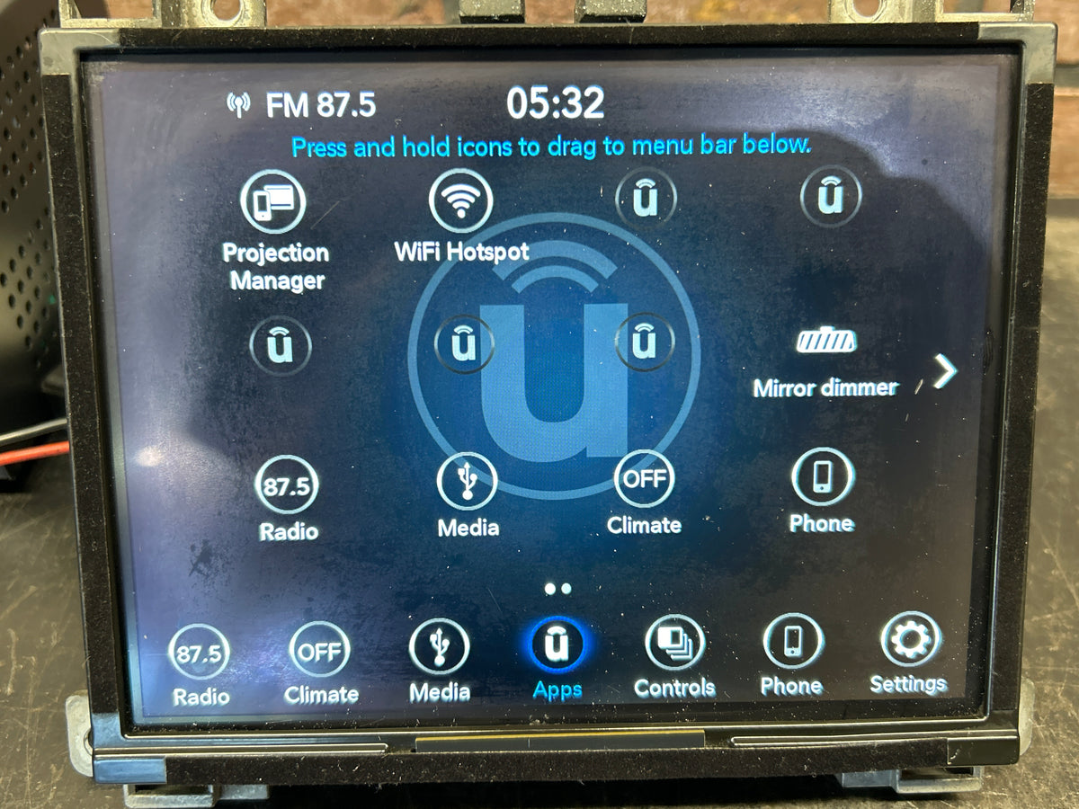 2015-2023 DODGE CHARGER HELLCAT SRT OEM 8.4" UCONNECT RADIO W/CARPLAY 68472632AF