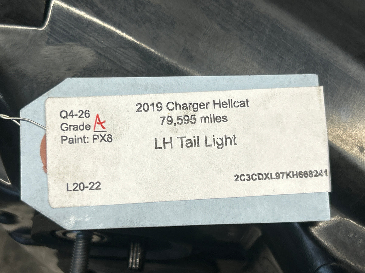 2015-2023 Dodge Charger Hellcat LED Outer Tail Light Driver Left Side 68213145AD