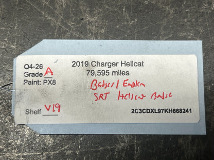 2015-2023 DODGE CHALLENGER/CHARGER SRT HELLCAT OEM MOPAR BADGE 68312272AA