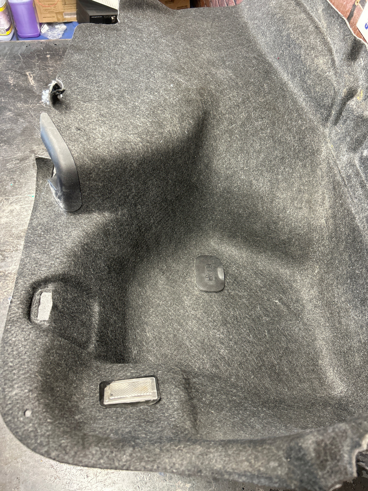 2015-2019 CHARGER TRUNK REAR LEFT SIDE TRIM PANEL CARPET OEM 68202776AD