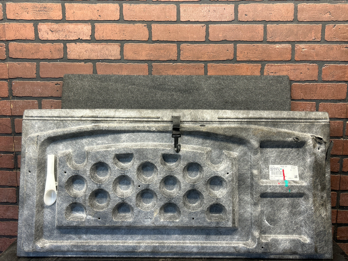 11-23 DODGE CHARGER HELLCAT REAR TRUNK CARGO SPARE COVER CARPET OEM 55315147AJ
