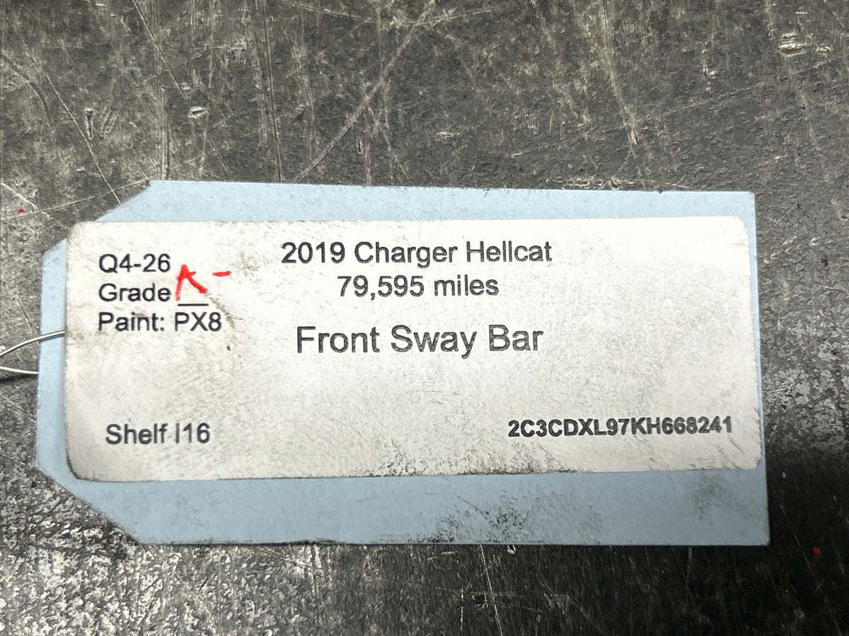 19-23 Dodge Challenger Charger Hellcat Front Stabilizer Sway Bar OEM 68386844AA