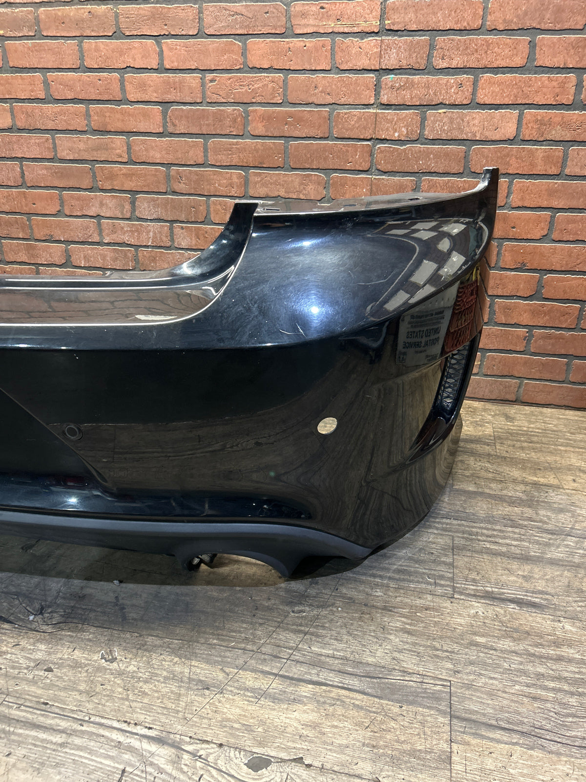 15-23 DODGE CHARGER HELLCAT REAR BUMPER COVER 5PP51TRMAA OEM PX8 PITCH BLACK