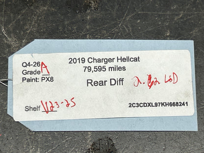 15-22 DODGE CHARGER HELLCAT 6.2L OEM LSD REAR DIFFERENTIAL 2.62 53010668AJ