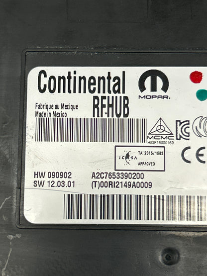 15-23 CHARGER CHALLENGER HUB RECEIVER KEYLESS ENTRY RF HUB 68394158AC OEM