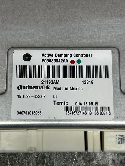 18-19 DODGE CHARGER CHALLENGER HELLCAT ACTIVE DAMPENING MODULE P05035542AA OEM
