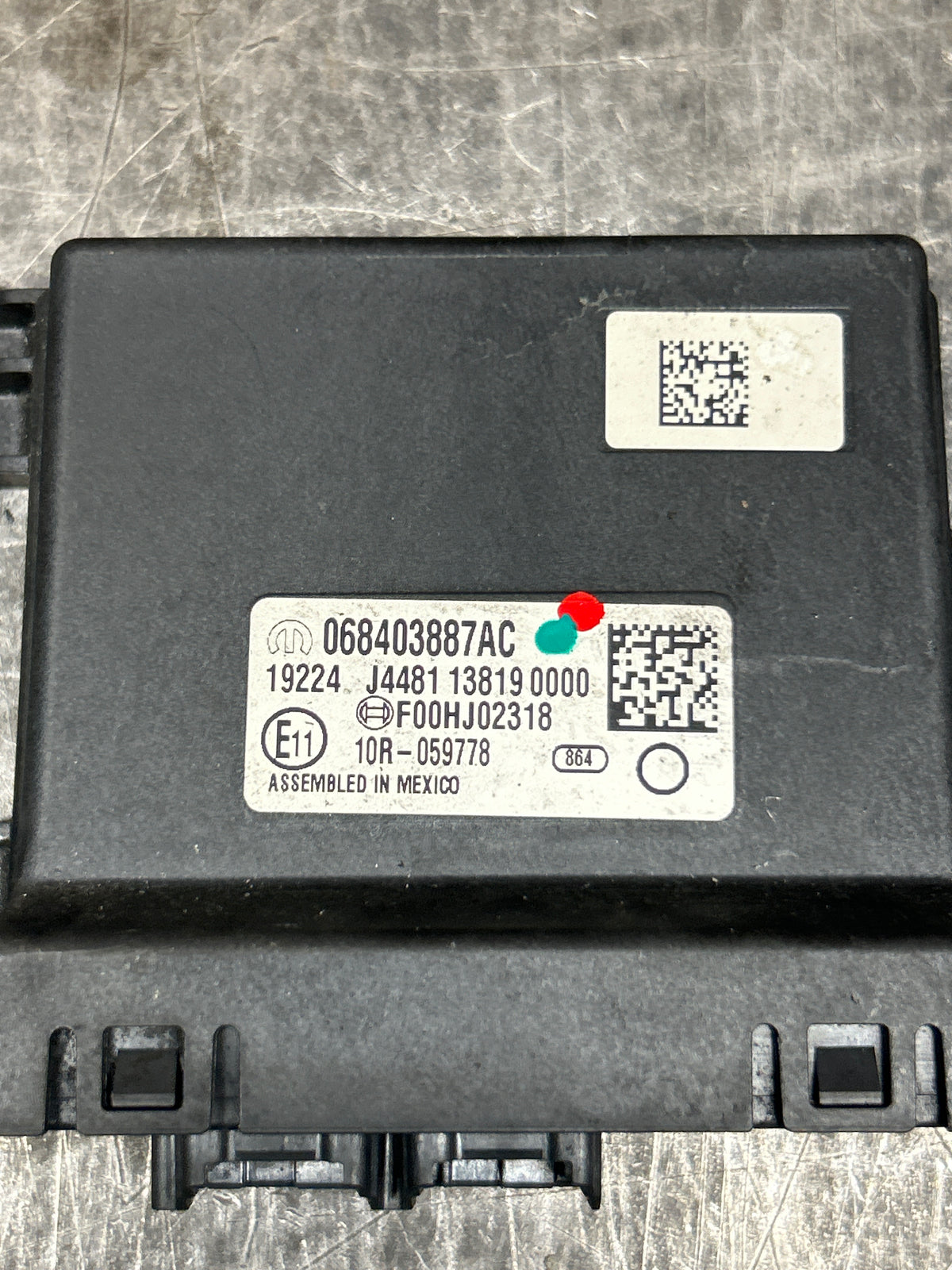 2018-2023 DODGE CHARGER RAM 1500 OEM NETWORK GATEWAY CONTROL MODULE 68403887AC
