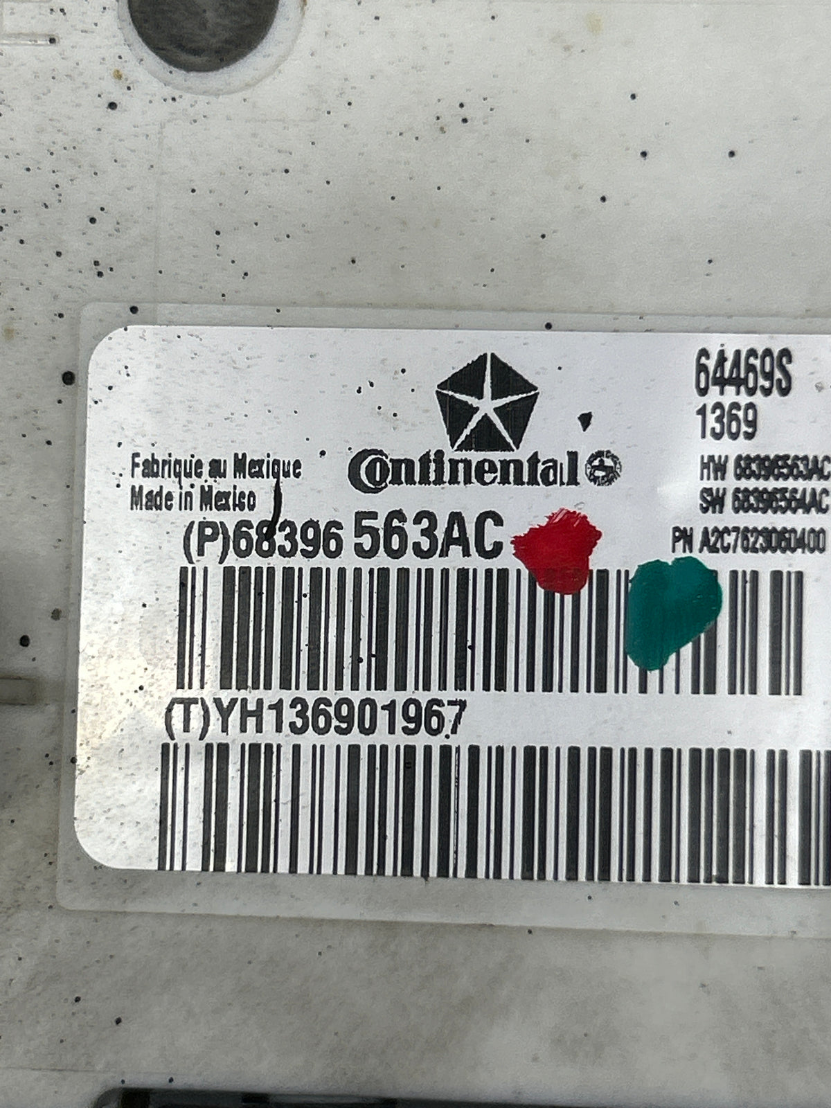 2019 Dodge Charger HELLCAT BCM Body Control  Module 68396563AC Slightly Burnt