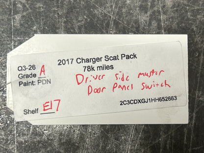 2015-2022 Charger Pacifica 300 OEM Master Power Window Switch PN: 68262253AA