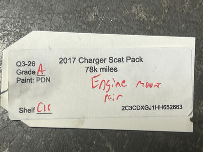 2012-2023 DODGE CHARGER/CHALLENGER SCAT PACK 6.4L RWD ENGINE MOUNT PAIR OEM